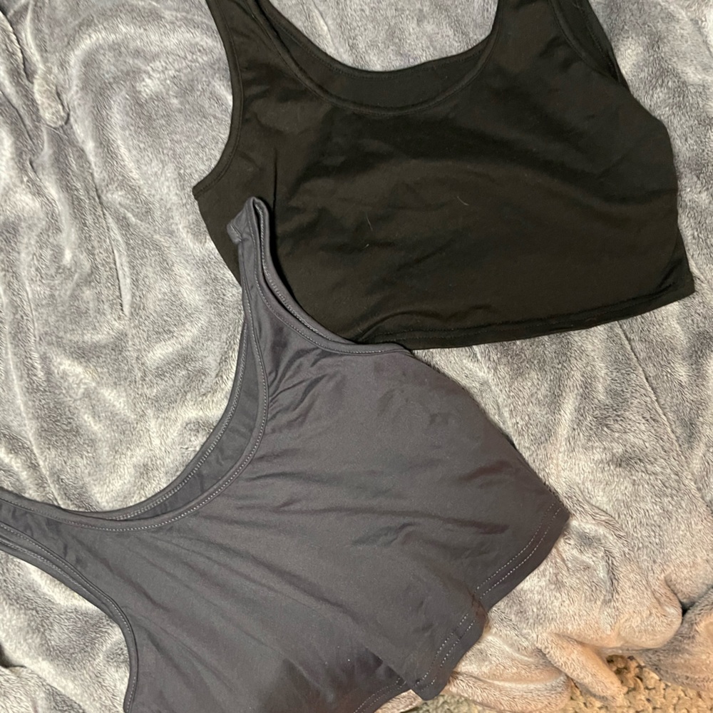 Two crop tops